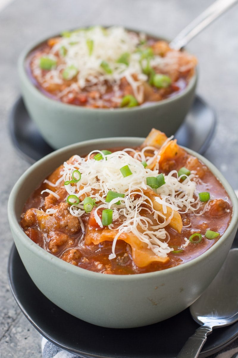 This Keto Cabbage Soup is a true low carb winter staple! At just under 6 net carbs with Instant Pot, Slow Cooker and stove top instructions this is a keto soup perfect for any occasion!