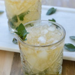 This Keto Mint Julep uses a sugar-free simple syrup, fresh mint, and a classic Kentucky bourbon for a refreshing cocktail... ZERO net carbs!